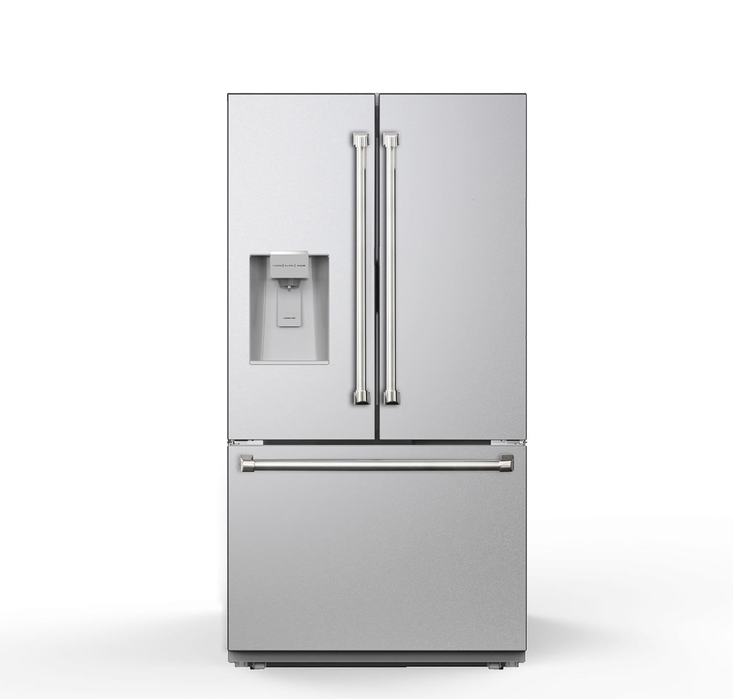 Thor Kitchen TRF3628FFD Thor Kitchen 36 Inch Professional French Door Refrigerator With Ice And Water Dispenser - Model Trf3628Ffd
