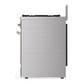 Ilve UM30QNR3SSPLP Ilve Um30Qnr3Ssplp Majestic Iii 30 Inch Dual Fuel Range With 5 Black Brass Burners, Dual Function Burner Up To 25,000 Btu (Liquid Propane, Solid Door, Stainless Steel, Copper)