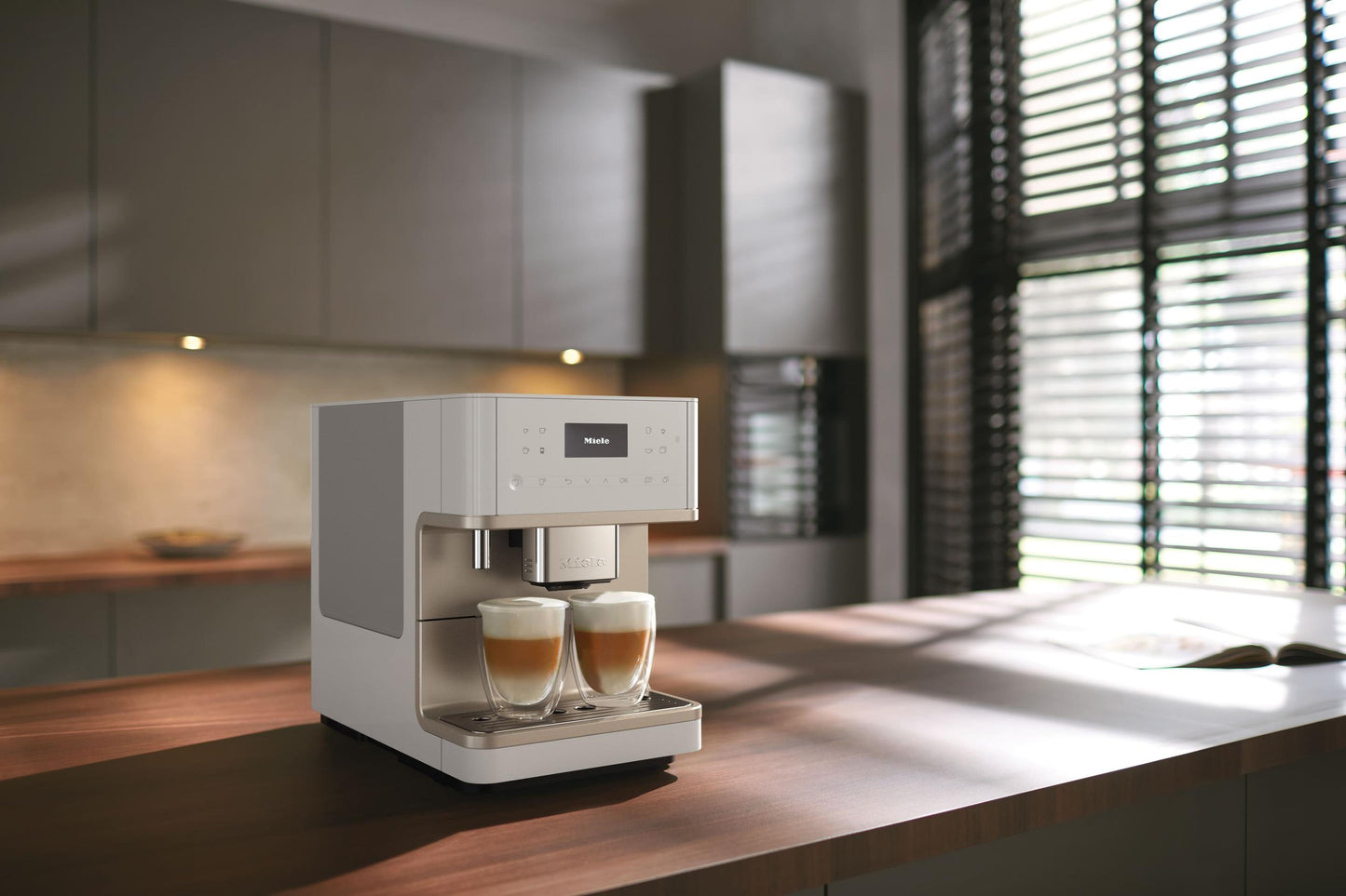 Miele CM6360LW Cm 6360 Milkperfection Lotus White-Cm - Countertop Coffee Machine With Wifi Conn@Ct, High-Quality Milk Container, And Many Specialty Coffees.