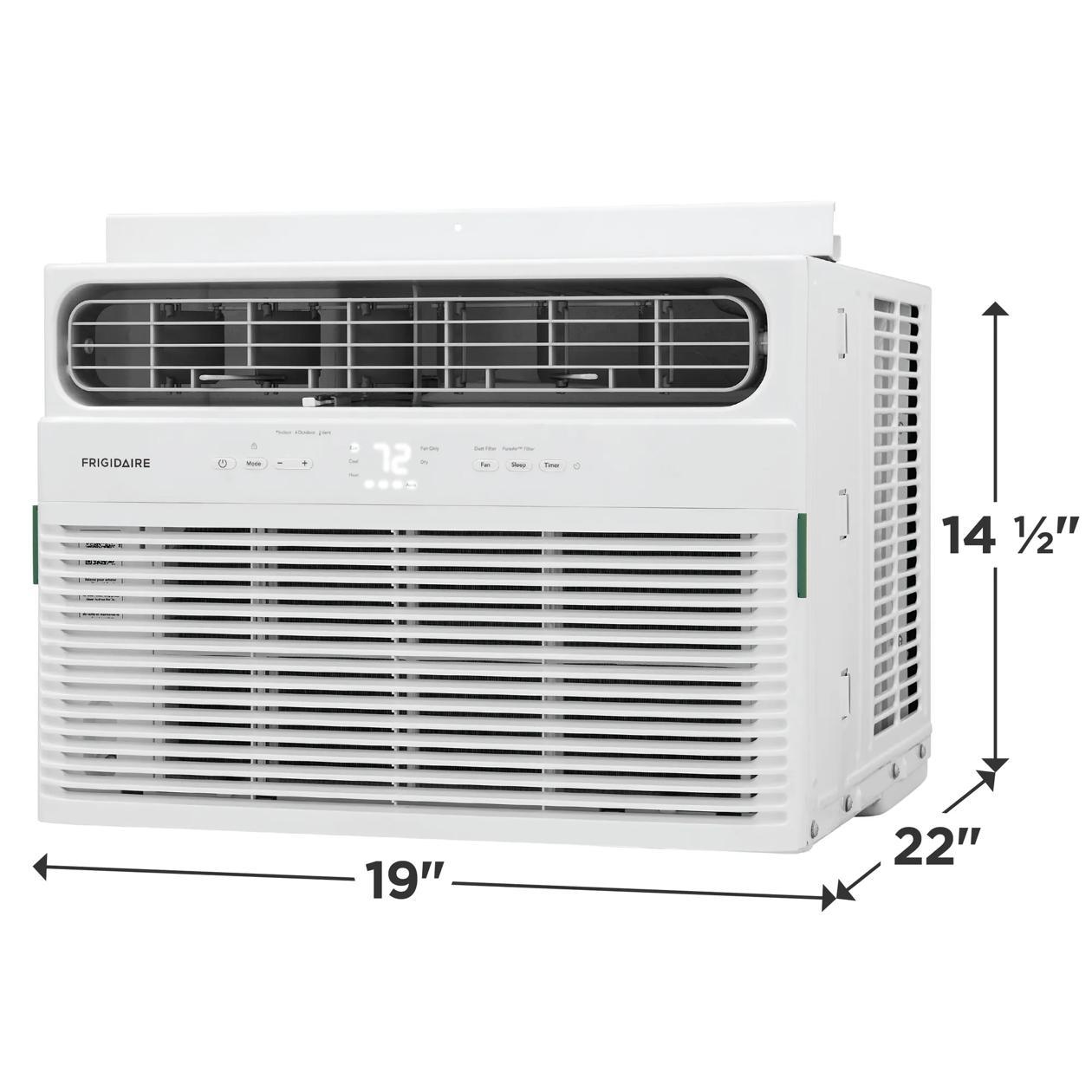 Frigidaire FHWH084WB1 8,000 Btu Window Room Air Conditioner With Supplemental Heat