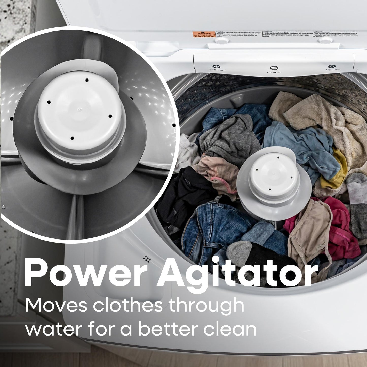 Element Appliance ENTW3925EW Element 3.9 Cu. Ft. Top Load Washer With Agitator - White (Entw3925Ew)