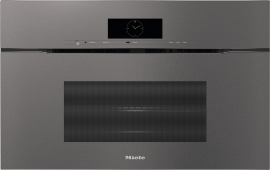 Miele H7870BMXGG H 7870 Bmx Graphite Grey - 30" Handleless Compact Speed Oven In A Perfectly Combinable Design With Automatic Programs And Roast Probe.