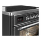 Ilve UMIB36NR3MGC Ilve Umib36Nr3Mgc Majestic Iii 36 Inch Induction Range With 6 Elements, 3.5 Cu. Ft. Total Oven Capacity (Triple Glass Door, Graphite Matte, Chrome)