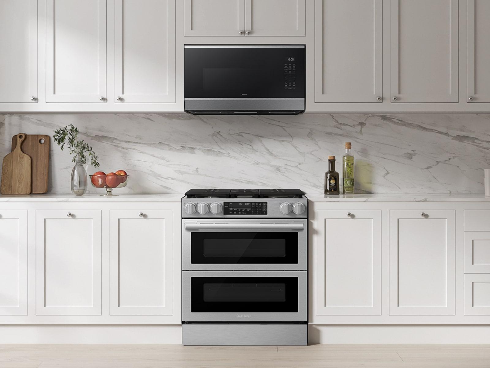 Samsung NSG90H60DRAA Bespoke Smart Slide-In Gas Range Flex Duo™ Oven Pro Style Design Dual True Convection