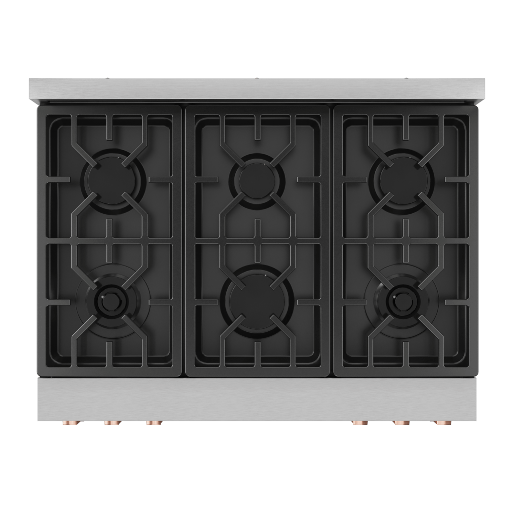 Thor Kitchen RSG36LPRSG 36 Inch Professional Lp Range With Tilt Panel Touch Control In Stainless Steel/Rose Gold Gordon Ramsay Series - Rsg36Lp-Rsg