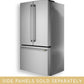 Monogram ZKLBRSCYSS Monogram Stainless Steel Side Panels For French Door Bottom Freezer - Right