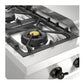 Ilve UHCP48FNSSB Ilve Uhcp48Fnssb Nostalgie Ii 48 Inch Built-In Gas Rangetop With Griddle, In Stainless Steel (Natural Gas, Burnished)