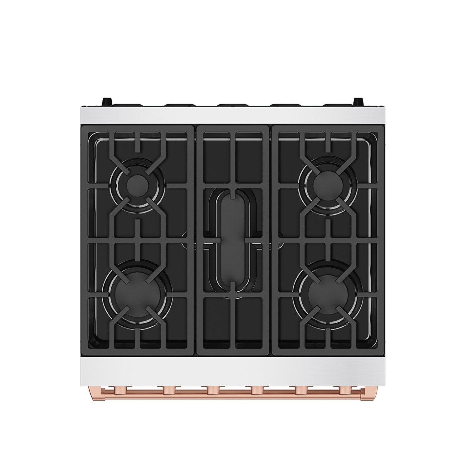 Thor Kitchen RSG30PRSG 30 Inch Professional Gas With Precision Knob Control In Stainless Steel/Rose Gold