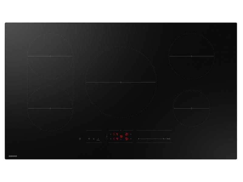 Samsung CC70F36S2D 36" Induction Cooktop With Anti-Scratch Matte Glass And Sync Burners In Black