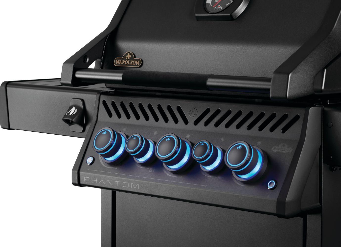 Napoleon Bbq RPS425RSIBNK2PHM Phantom Rogue Pro-S 425 Rsib With Infrared Side And Rear Burner , Natural Gas, Matte/Matt Black
