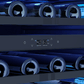 Zephyr BWN24C02AGADA Brisas Wine Cooler, 24In Uc, Ss+Glass,2Z, Ada