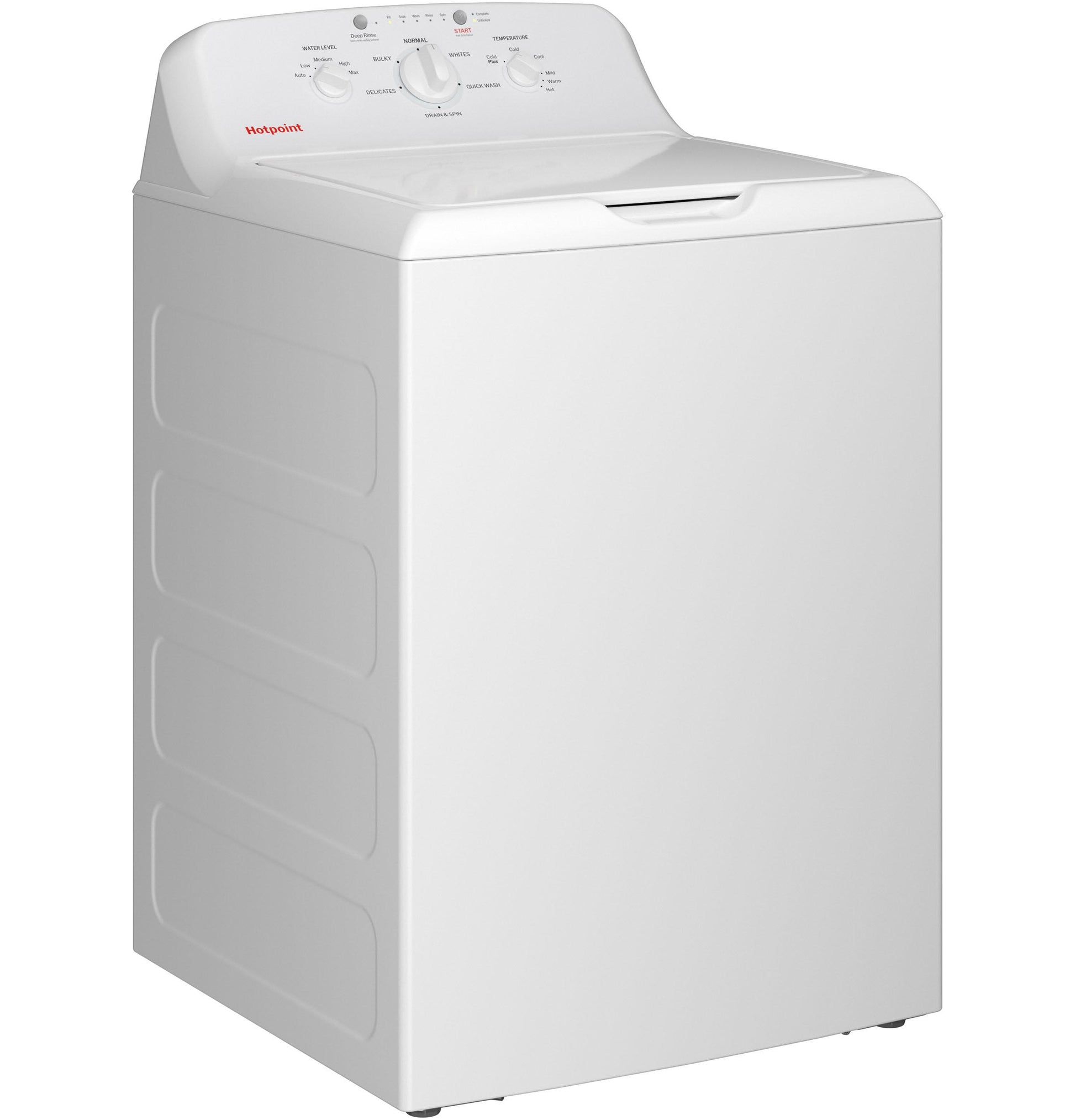 Hotpoint HTW265ASWWW Hotpoint® 4.0 Cu. Ft. Capacity Washer With Stainless Steel&#X00A0;Basket,Cold&#X00A0;Plus And Water Level&#X00A0;Control&#X200B;