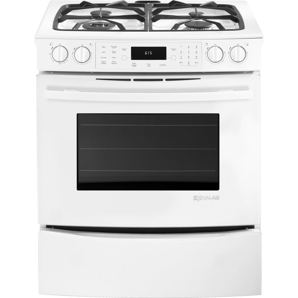 Jennair JDS8850CDW 30" Slide-In Dual-Fuel Range With Convection