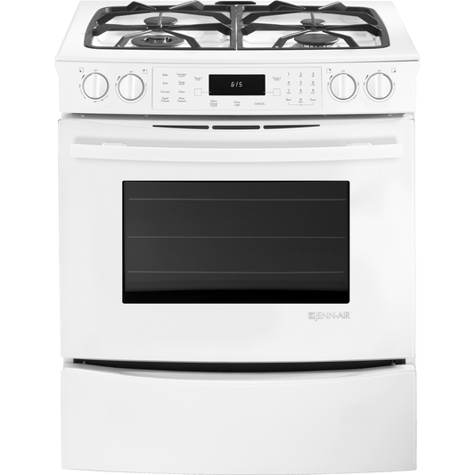 Jennair JDS8850CDW 30" Slide-In Dual-Fuel Range With Convection