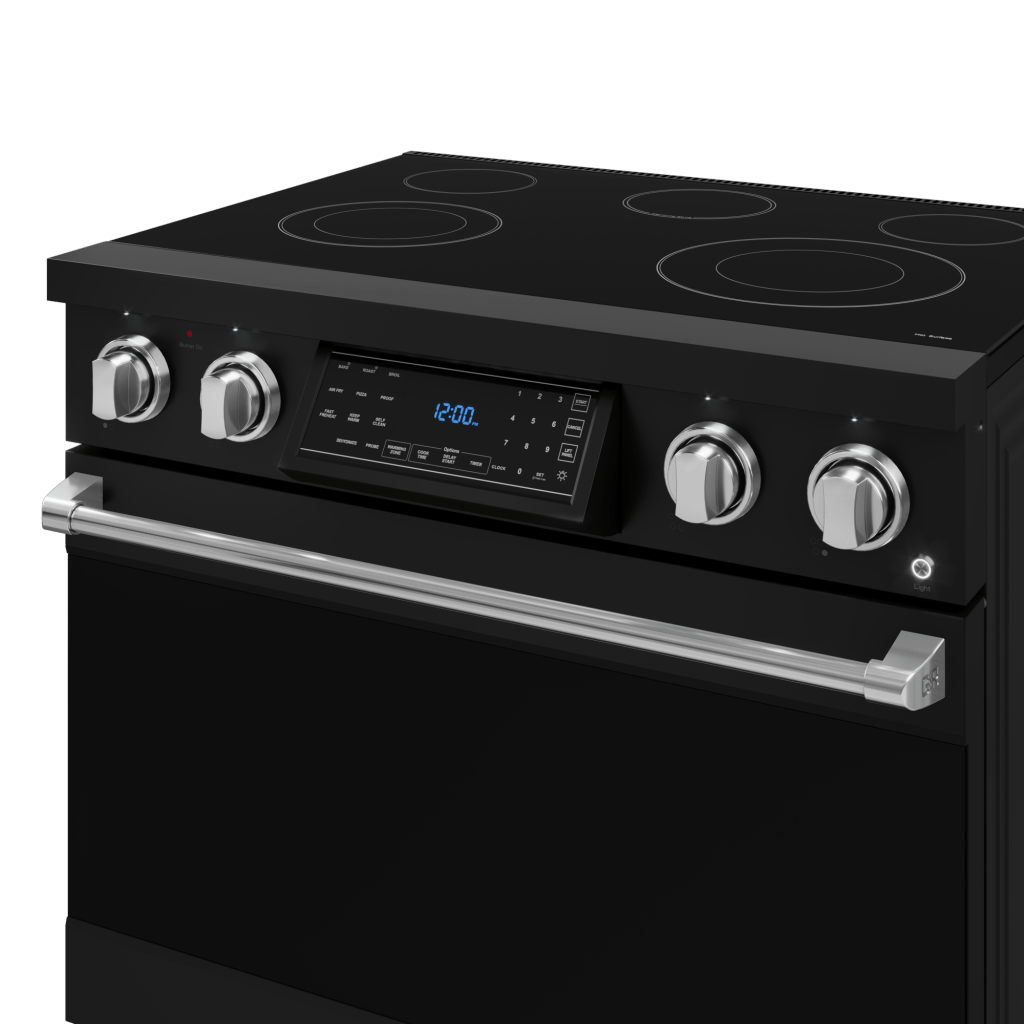 Thor Kitchen RSE36BSS 36 Inch Professional Electric Range With Tilt Panel Touch Control In Black/Stainless Steel Gordon Ramsay Series - Rse36B-Ss