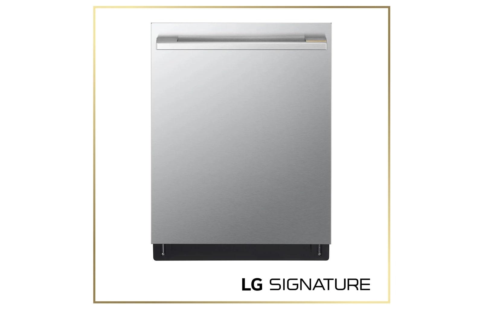 Lg SDNTH981S Lg Signature Flushfit™ Dishwasher With 1-Hour Wash & Dry, Quadwash® Pro, And Dynamic Heat Dry™ With Autovent™ Dry