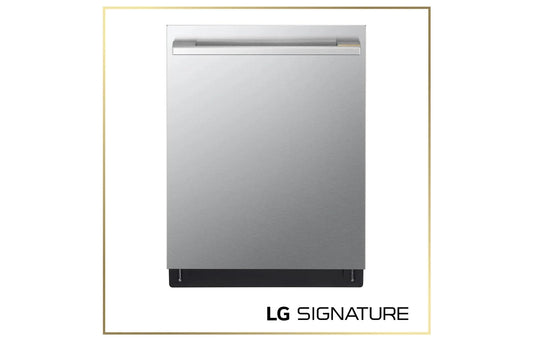 Lg SDNTH981S Lg Signature Flushfit™ Dishwasher With 1-Hour Wash & Dry, Quadwash® Pro, And Dynamic Heat Dry™ With Autovent™ Dry