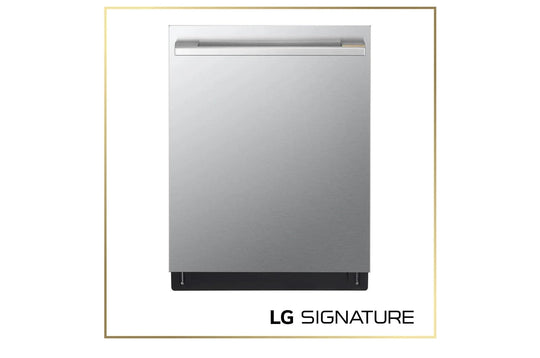 Lg SDNTH981S Lg Signature Flushfit™ Dishwasher With 1-Hour Wash & Dry, Quadwash® Pro, And Dynamic Heat Dry™ With Autovent™ Dry