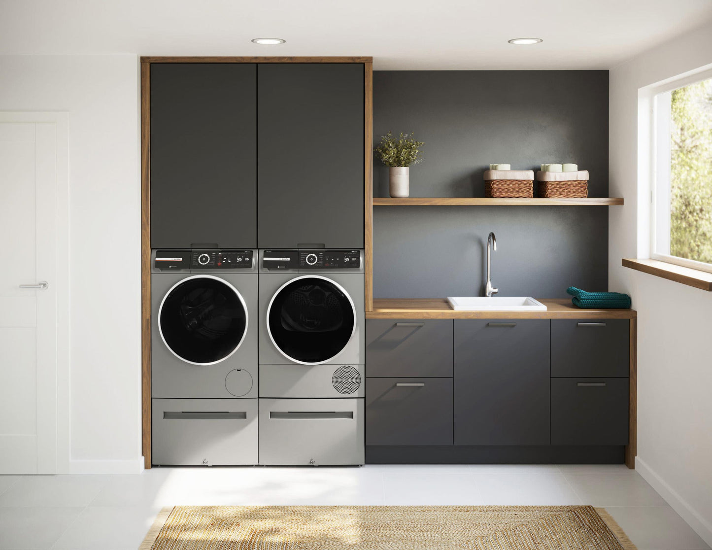 Bosch WMZPW4XW Washer Platform With Pull-Out