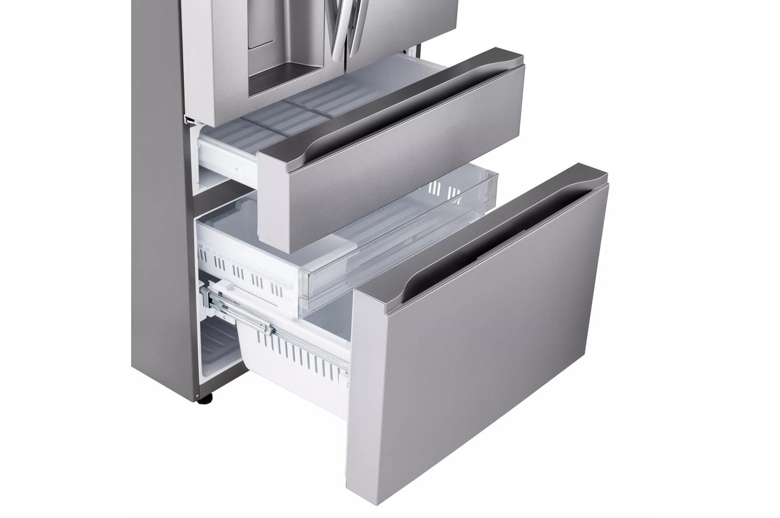 Lg LF25G8330S 25 Cu. Ft. Smart Counter-Depth Max™ 4-Door French Door Refrigerator With Full-Convert Drawer™