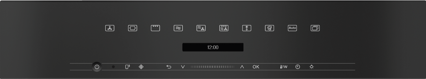 Miele H7240BMOB H 7240 Bm Am Obsidian Black - 24" Compact Speed Oven In A Perfectly Combinable Design With Automatic Programs And Combi Modes.