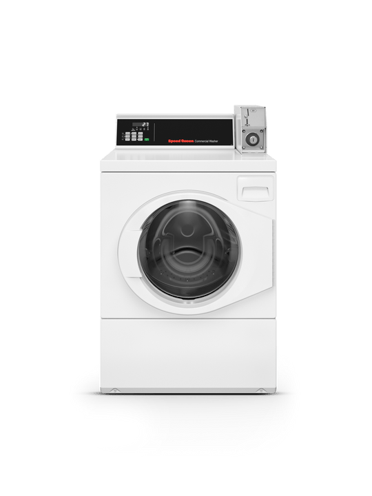 Speed Queen FV6020WN Rear Control Commercial Front Load Washer With Coin Drop