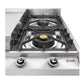 Ilve UHCP1265FNSSC Ilve Uhcp1265Fnssc Nostalgie Ii 48 Inch Gas Cooktop With 8 Burners, Griddle, In Stainless Steel (Natural Gas, Chrome)
