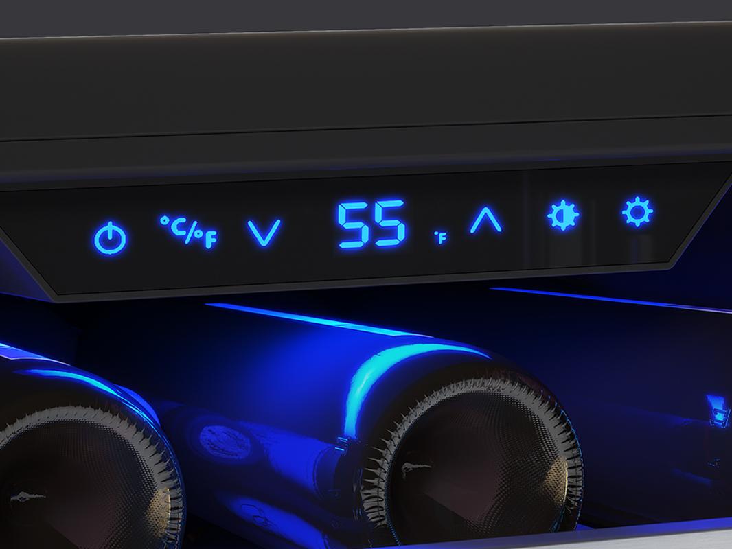 Zephyr PRW24C01CG 24" Single Zone Wine Cooler