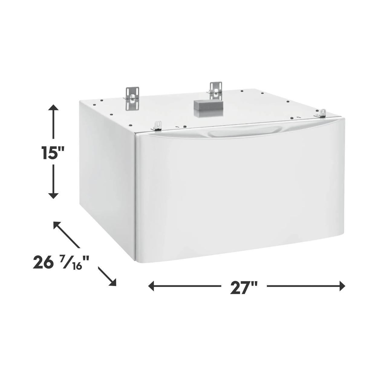 Electrolux ELPWD27MW Luxury-Glide® Pedestal With Spacious Storage Drawer - Matte White Finish