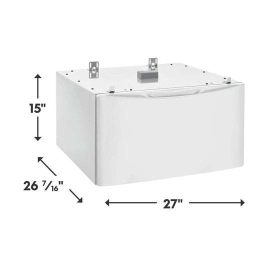 Electrolux ELPWD27MW Luxury-Glide® Pedestal With Spacious Storage Drawer - Matte White Finish
