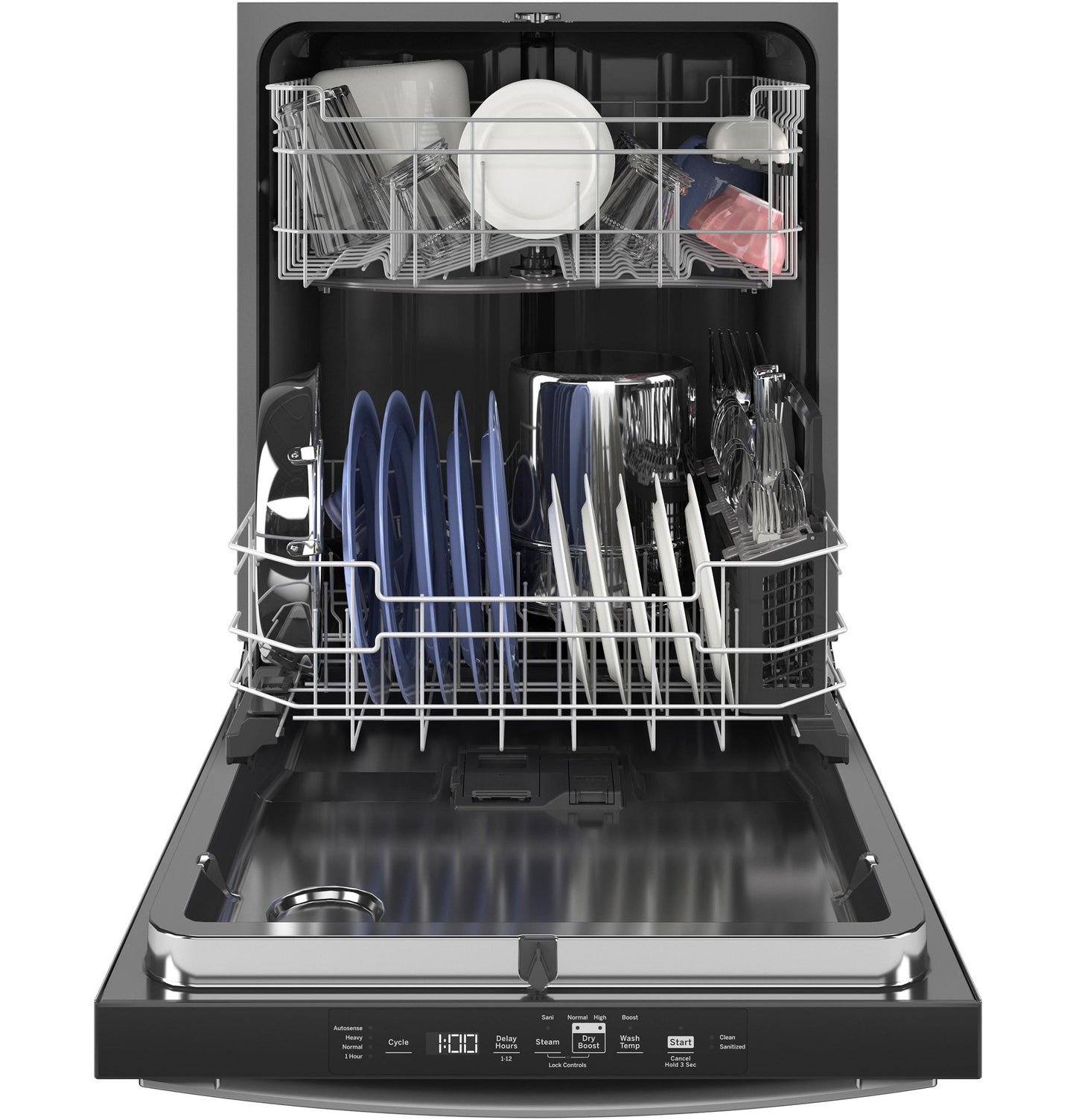 Ge Appliances GDT565HSYSS Ge® Energy Star® Top Control Hybrid Tub Dishwasher With Dry Boost & 52 Dba