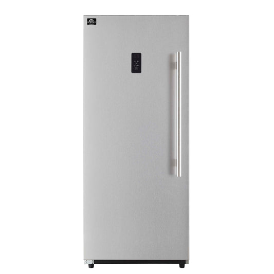 Forno FFFFD173828LS Forno Fortezza 28 Inch Left-Swing Freezer, Stainless Steel With Automatic Ice Maker