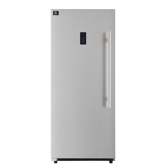 Forno FFFFD173828LS Forno Fortezza 28 Inch Left-Swing Freezer, Stainless Steel With Automatic Ice Maker