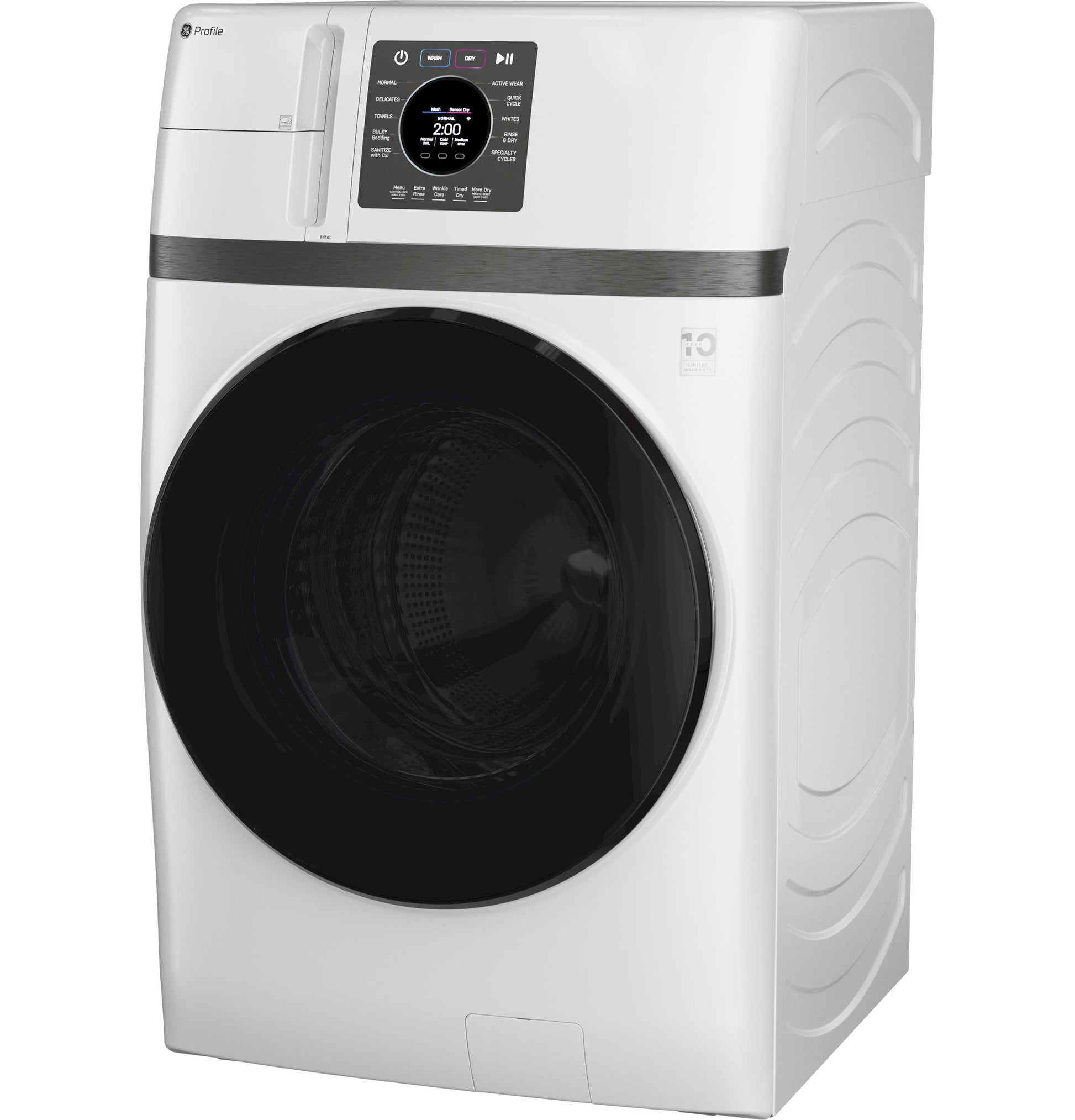 Ge Appliances PFQ83HSSWWW Ge Profile™ Energy Star® 4.6 Cu. Ft. Capacity Ultrafast Combo With Ventless Inverter Heat Pump Technology Washer/Dryer
