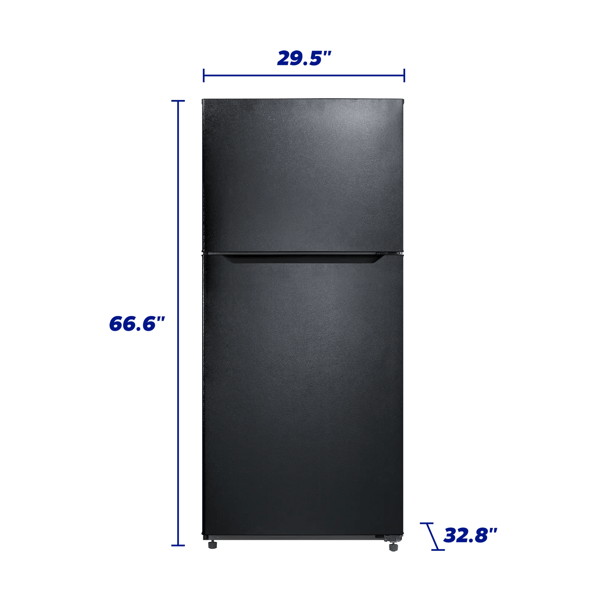 Element Appliance ERT21CSCB Element 20.5 Cu. Ft. Top Freezer Refrigerator - Black