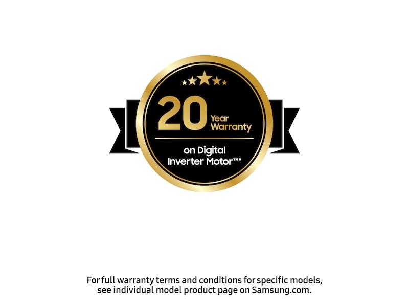 Samsung WF90F53ADY 5.3 Cu. Ft. Bespoke Ai Ultra Capacity Front Load Washer With Ai Home And Ai Optiwash+ In Ivory