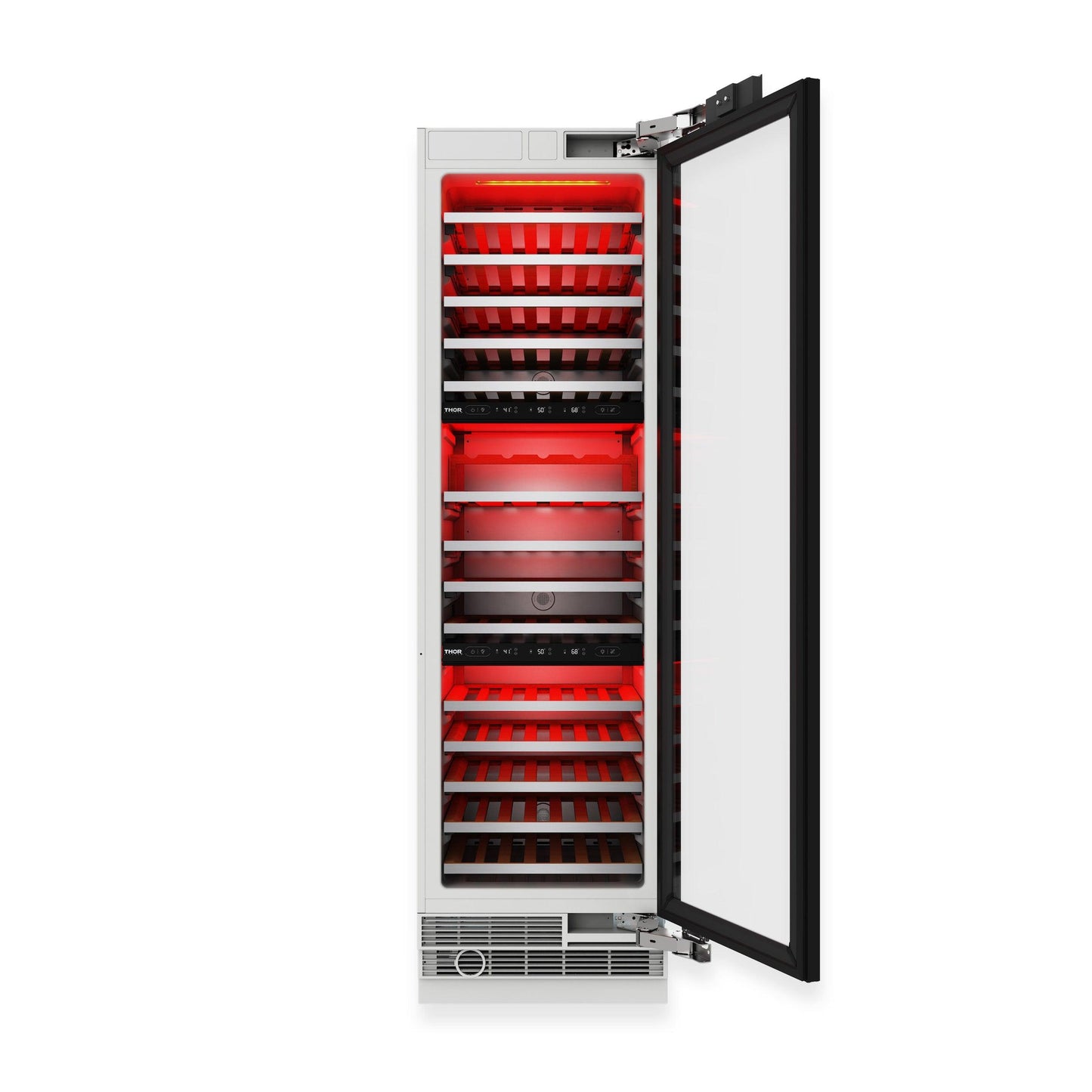 Thor Kitchen XRF24CWCSS Thor Kitchen 24-Inch Built-In Column Wine Cooler, Stainless Steel - Xrf24Cwc-Ss