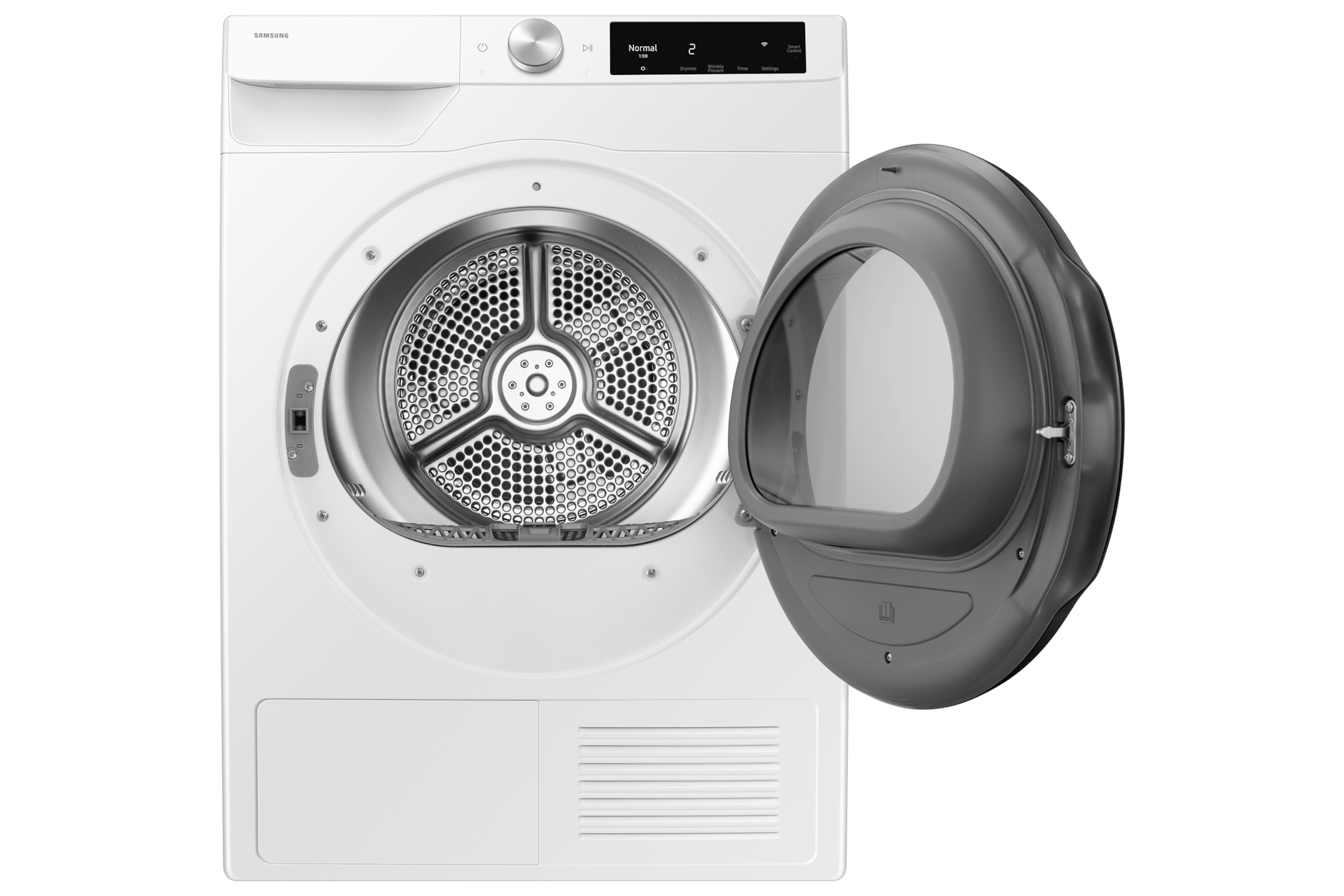 Samsung DV25FG62B0BE Compact Ventless Heat Pump Dryer Wi-Fi Connectivity Energy Efficient 4.0 Cu.Ft.