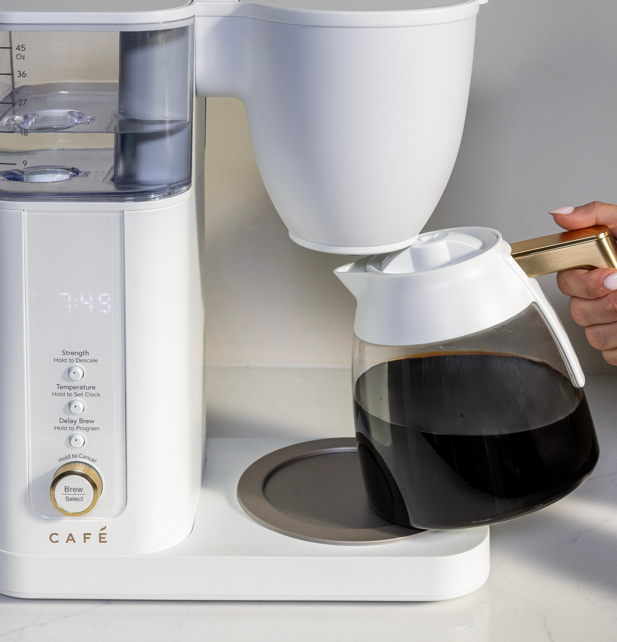 Cafe C7DGB11ZW7 Café™ Specialty Drip Coffee Maker With Glass Carafe