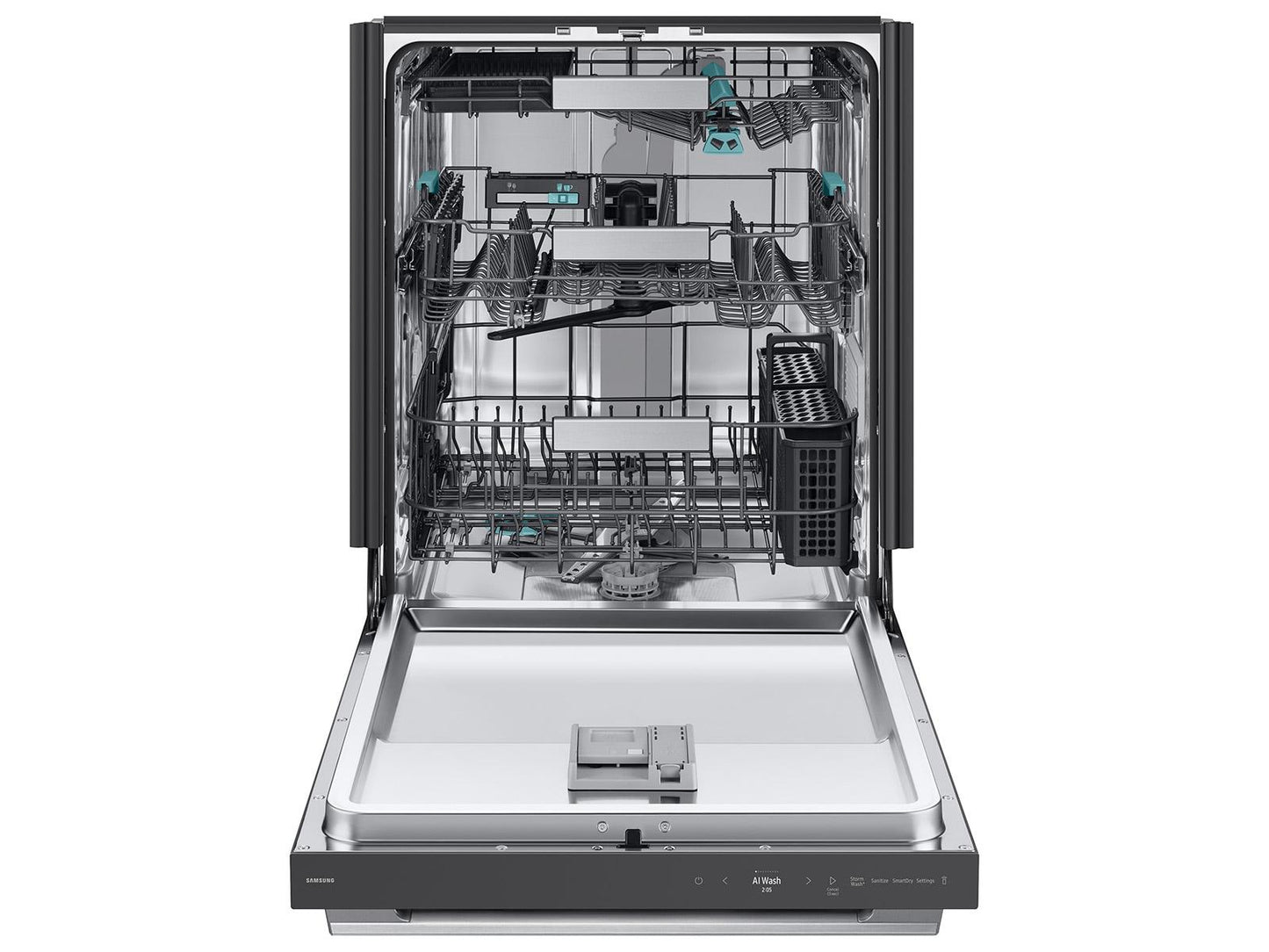 Samsung DW90H89TETR Bespoke Ai Smart Dishwasher Ai Wash & 3Rd Rack Washing System Autorelease™ Door 38Dba
