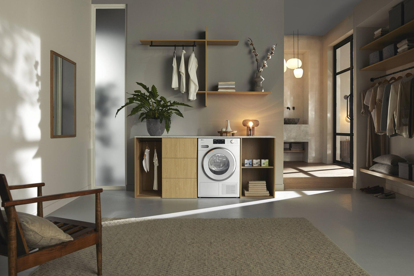 Miele TXI680WP Txi680Wp Eco & Steam Lotus White - T1 Heat-Pump Dryer: 18Lb Comfortsensor Steamfinish Honeycomb Drum Fragrancedos Miele@Home