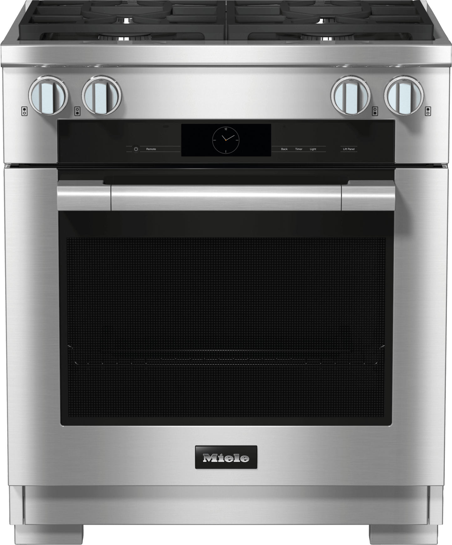 Miele HR19243LPDF Hr 1924-3 Lp Df Clean Touch Steel - 30" Range Dual Fuel Model With M Touch Controls