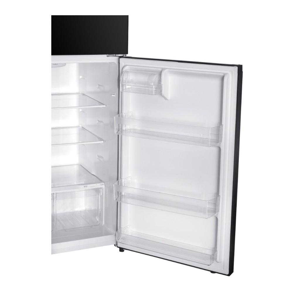 Verona VEFTF2817RBK Verona Veftf2817Rbk 28 Inch Top Freezer Refrigerator With 17.6 Cu. Ft. Total Capacity, Reversible Doors, Recessed Handle, Energy Star (Black)