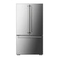 Verona VEBFD3620WIFS Verona Vebfd3620Wifs 36 Inch French Door Counter-Depth Refrigerator With 20.2 Cu. Ft. Total Capacity, Internal Water Dispenser, Automatic Ice Maker In Stainless Steel