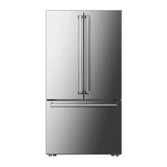 Verona VEBFD3620WIFS Verona Vebfd3620Wifs 36 Inch French Door Counter-Depth Refrigerator With 20.2 Cu. Ft. Total Capacity, Internal Water Dispenser, Automatic Ice Maker In Stainless Steel