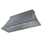 Ilve UANB60BGG Ilve Uanb60Bgg Nostalgie Ii Noblesse 60 Inch Range Hood With 600 Cfm (Blue Grey, Brass)