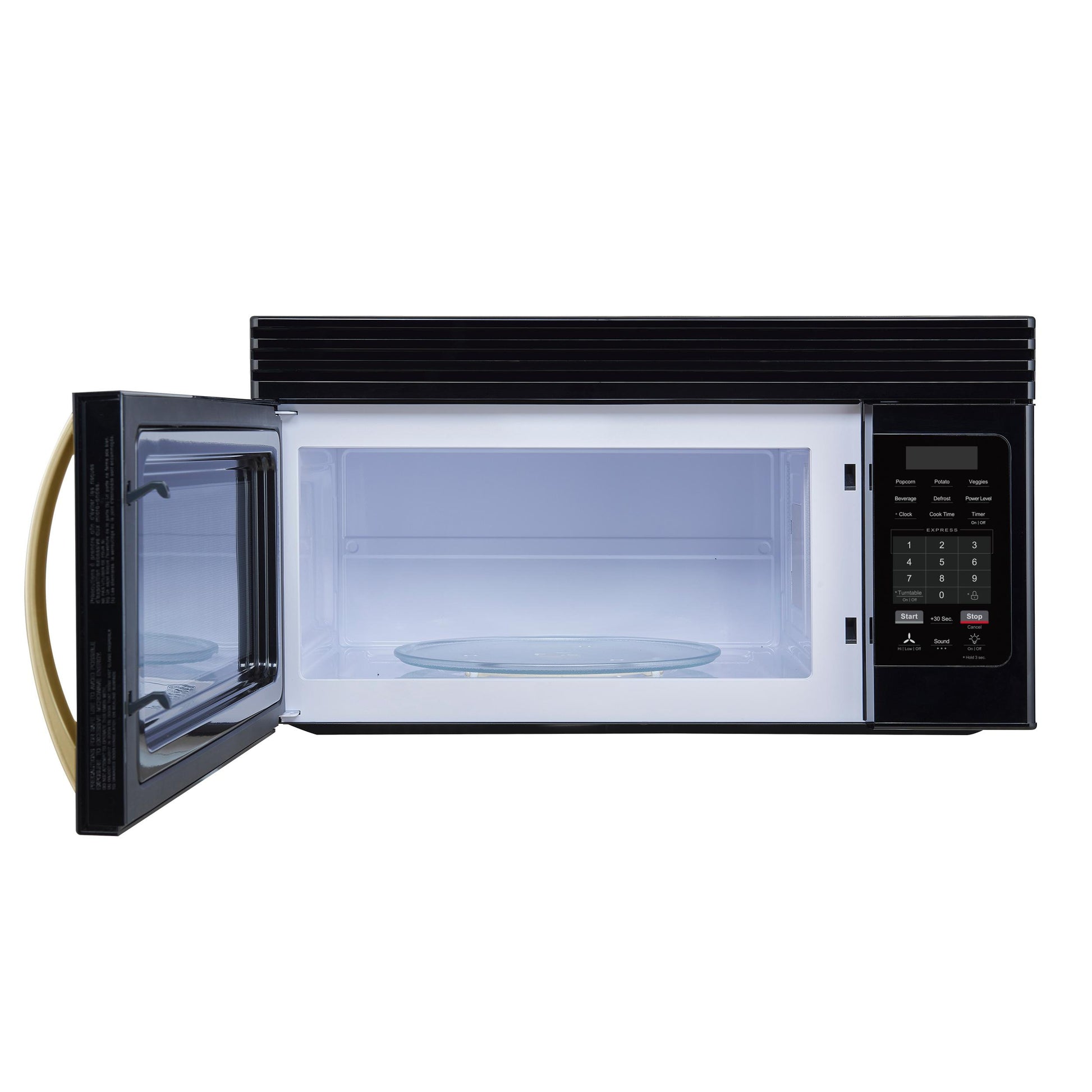 Forno FOTR300730BLK Forno Scalo 30-Inch Over The Range Microwave, Black - 1.6 Cu.Ft, 300 Cfm Vent, Touch Control, Led Light