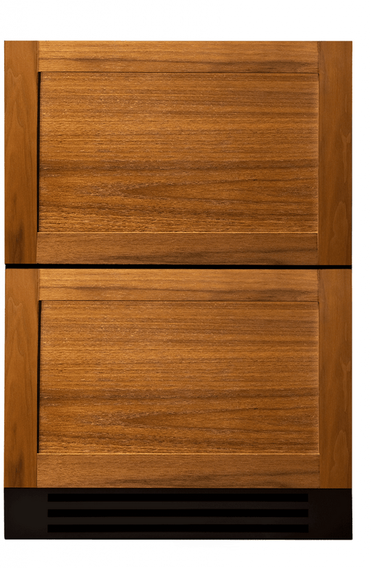 True Residential TUR24DOPC 24 Inch Overlay Panel Door Undercounter Refrigerator Drawer