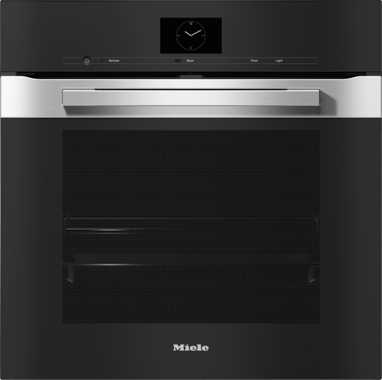 Miele H7660BPCTS H 7660 Bp Am Clean Touch Steel - 24" Oven In A Perfectly Combinable Design With Roast Probe And Brilliantlight.