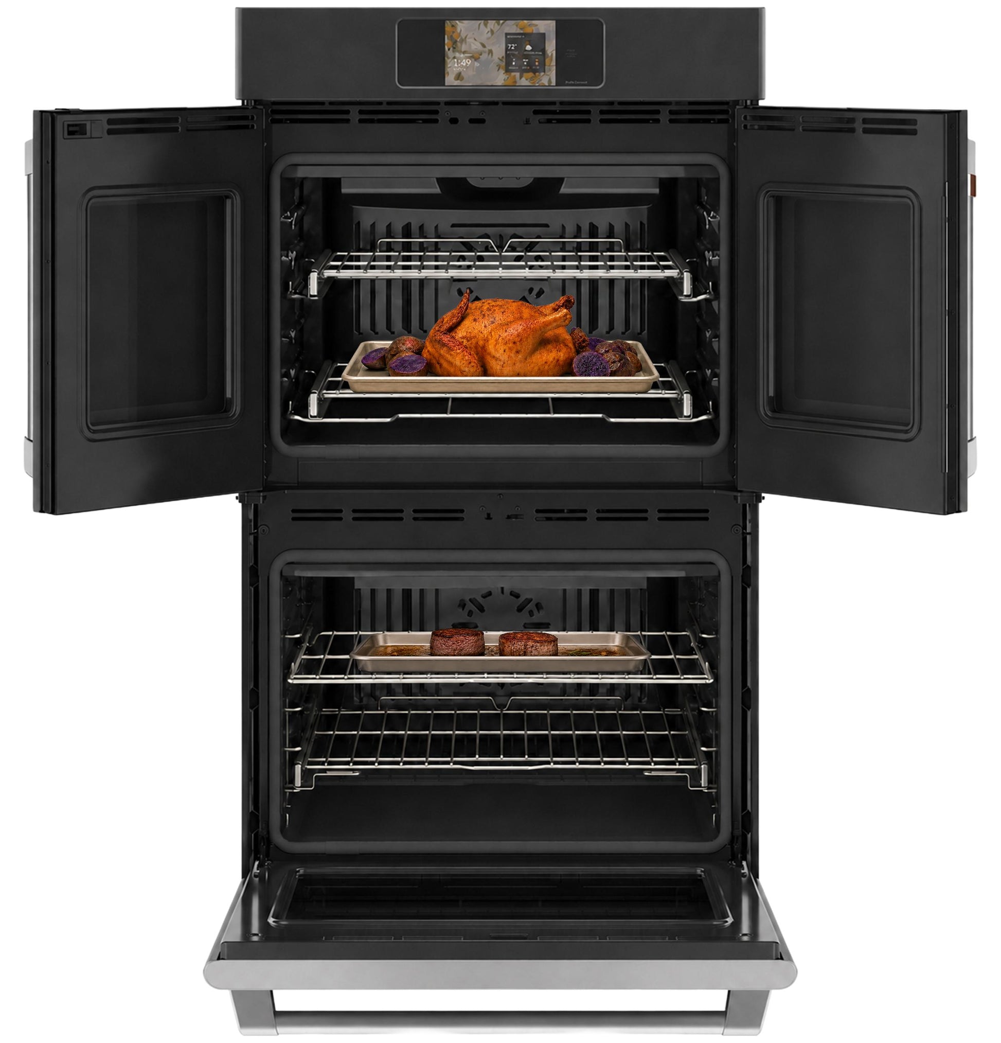 Cafe CTD90FP3ZD1 Café™ Professional Series 30" Smart Built-In Convection French-Door Double Wall Oven